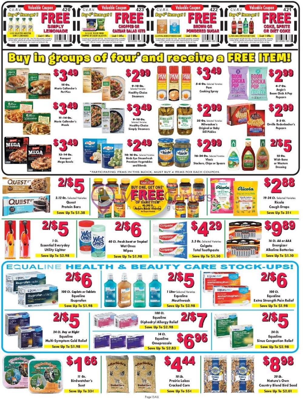 Weekly ad for Super One Foods valid: 10/04/2026 - 10/10/2026, page 15