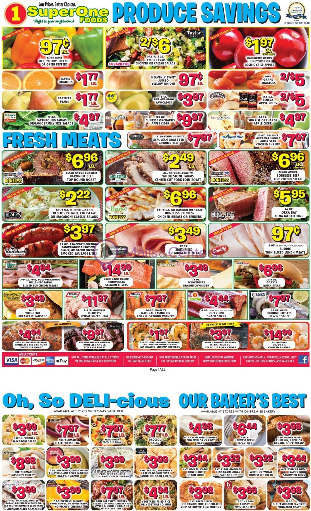 Weekly ad for Super One Foods valid: 09/14/2026 - 09/20/2026, page 4