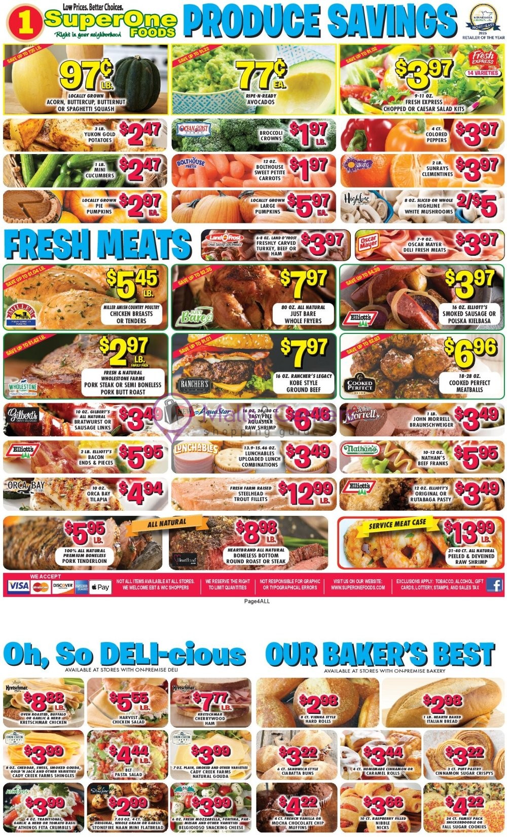 Weekly ad for Super One Foods valid: 09/20/2026 - 09/26/2026, page 4