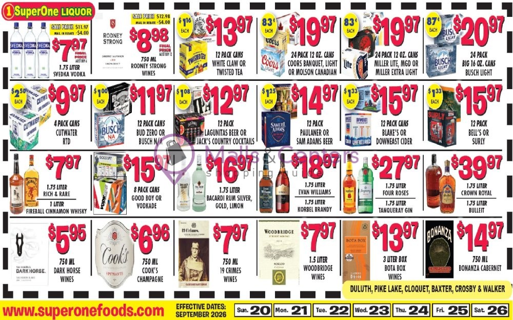 Weekly ad for Super One Foods valid: 09/20/2026 - 09/26/2026, page 5