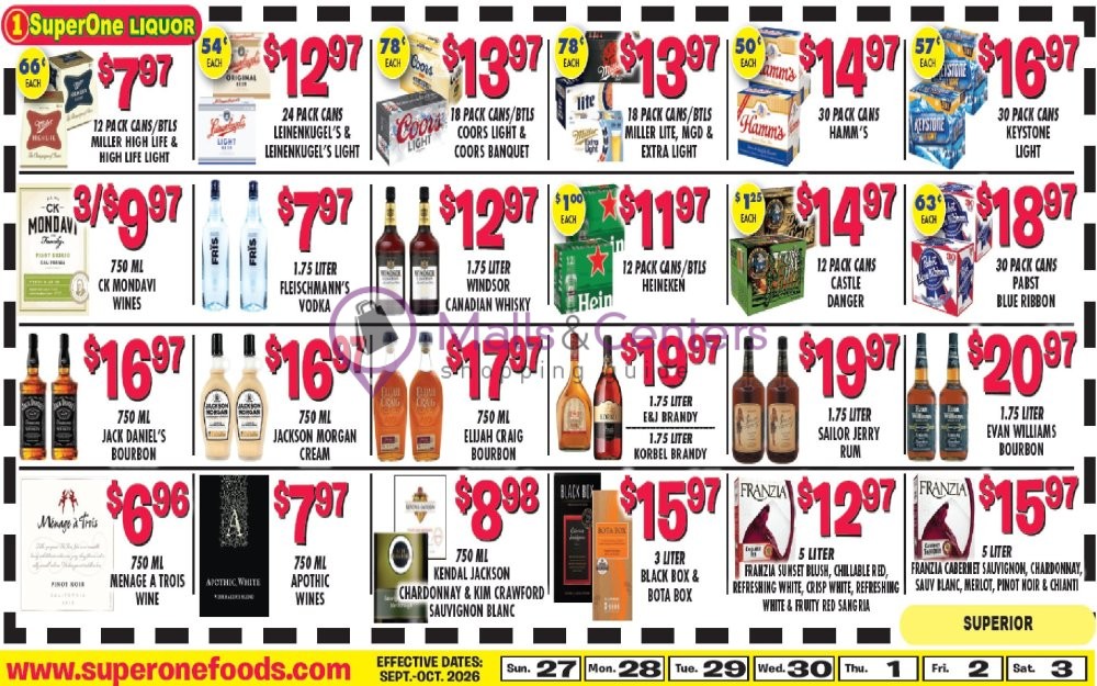 Weekly ad for Super One Foods valid: 09/27/2026 - 10/03/2026, page 5