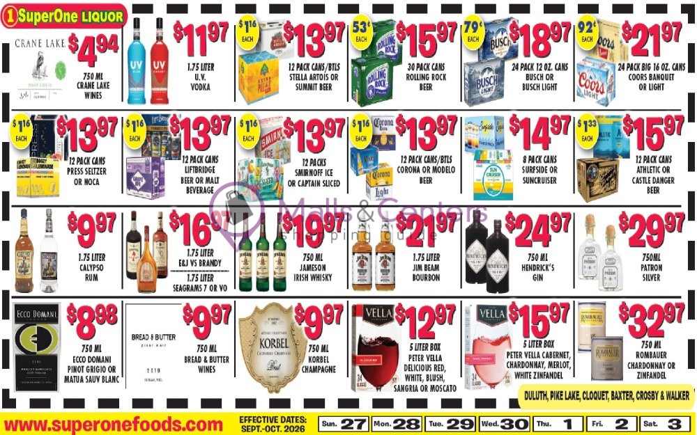Weekly ad for Super One Foods valid: 09/28/2026 - 10/04/2026, page 5