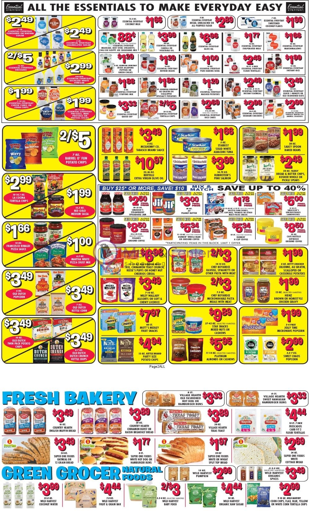 Weekly ad for Super One Foods valid: 09/30/2026 - 10/06/2026, page 2