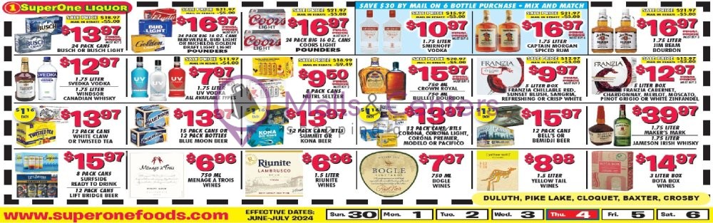 Weekly ad for Super One Foods valid: 06/30/2024 - 07/06/2024, page 22