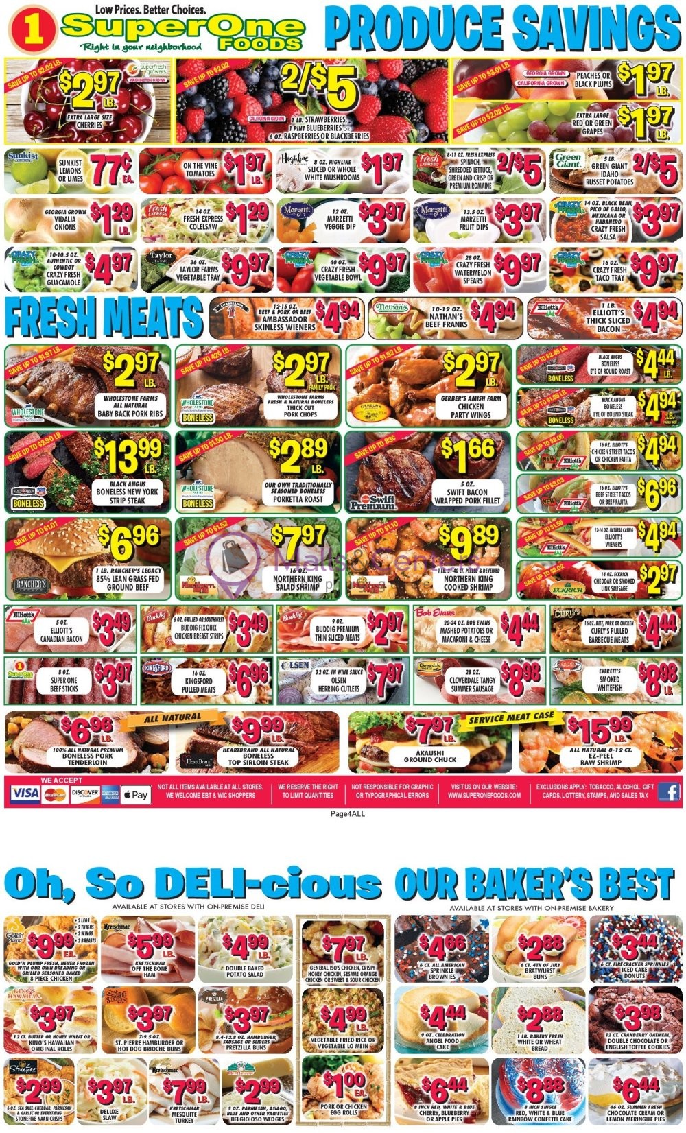 Weekly ad for Super One Foods valid: 06/30/2024 - 07/06/2024, page 4