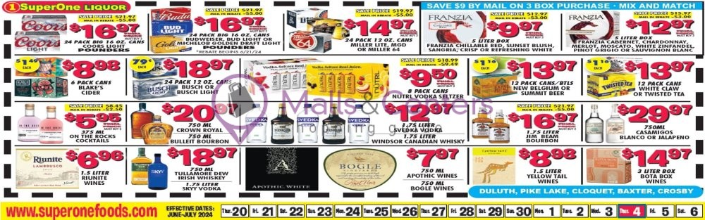 Weekly ad for Super One Foods valid: 06/20/2024 - 07/06/2024, page 21 Weekly ad for Super One Foods valid: 06/20/2024 - 07/06/2024, page 21