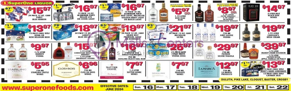 Weekly ad for Super One Foods valid: 06/20/2024 - 07/06/2024, page 22 Weekly ad for Super One Foods valid: 06/20/2024 - 07/06/2024, page 22