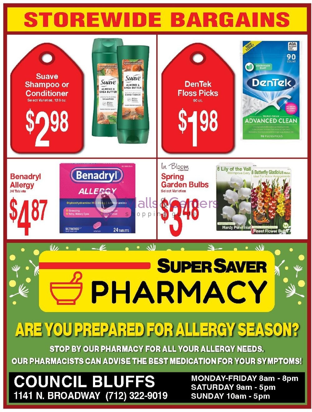 Super Saver Weekly ad valid from 04/19/2023 to 05/16/2023 MallsCenters