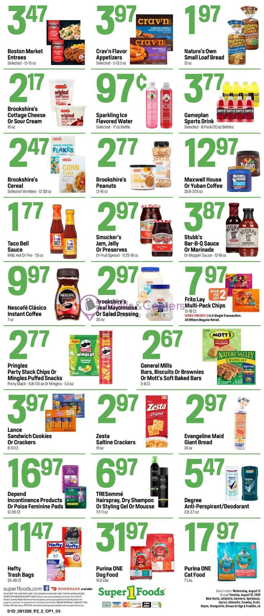 Weekly ad for Super1Foods valid: 08/12/2026 - 08/18/2026, page 2
