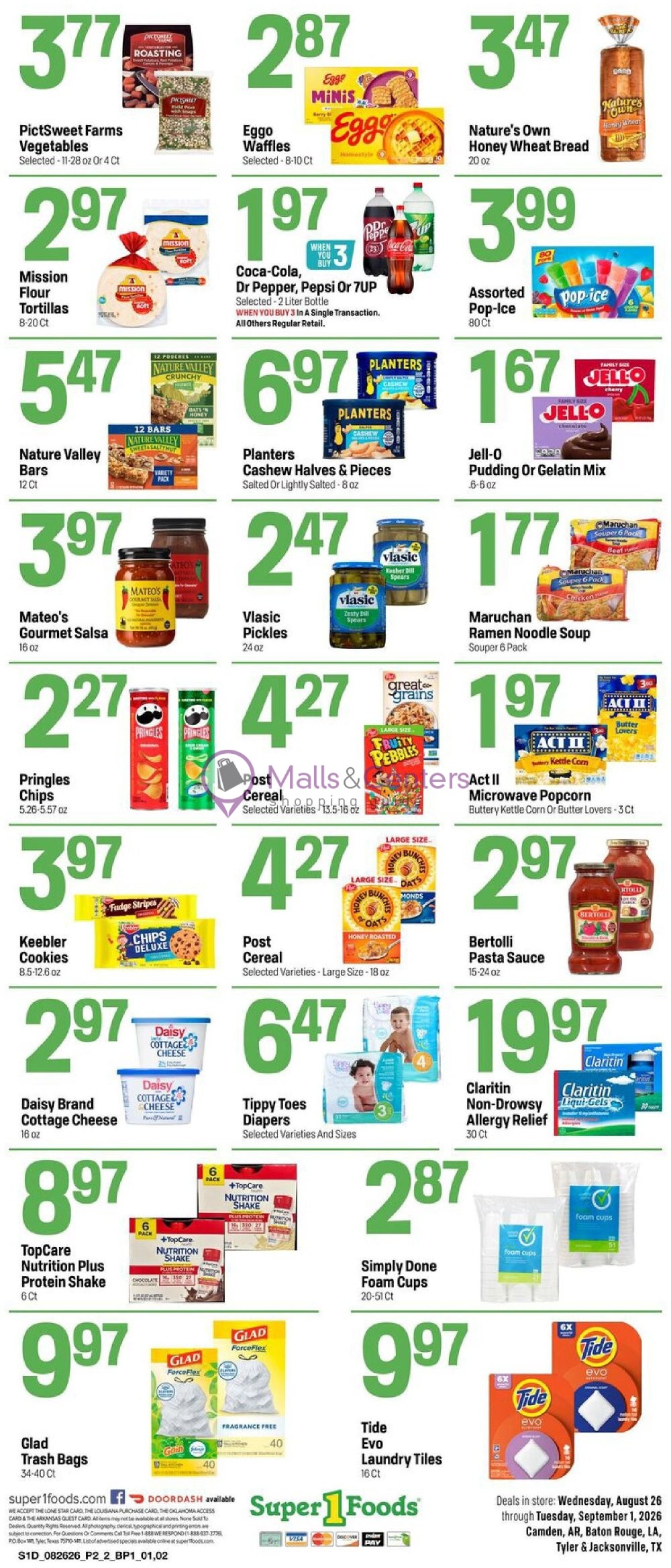Weekly ad for Super1Foods valid: 08/26/2026 - 09/01/2026, page 2