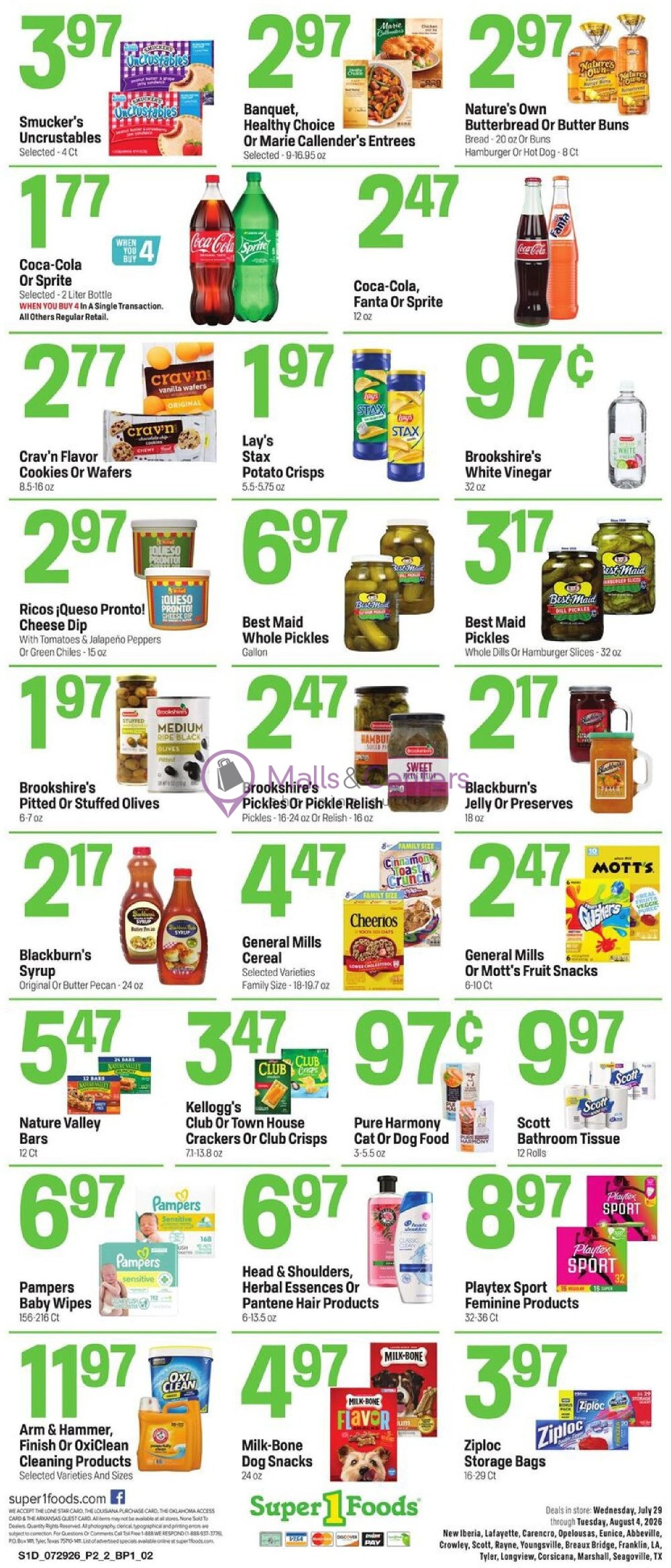 Weekly ad for Super1Foods valid: 07/29/2026 - 08/04/2026, page 2