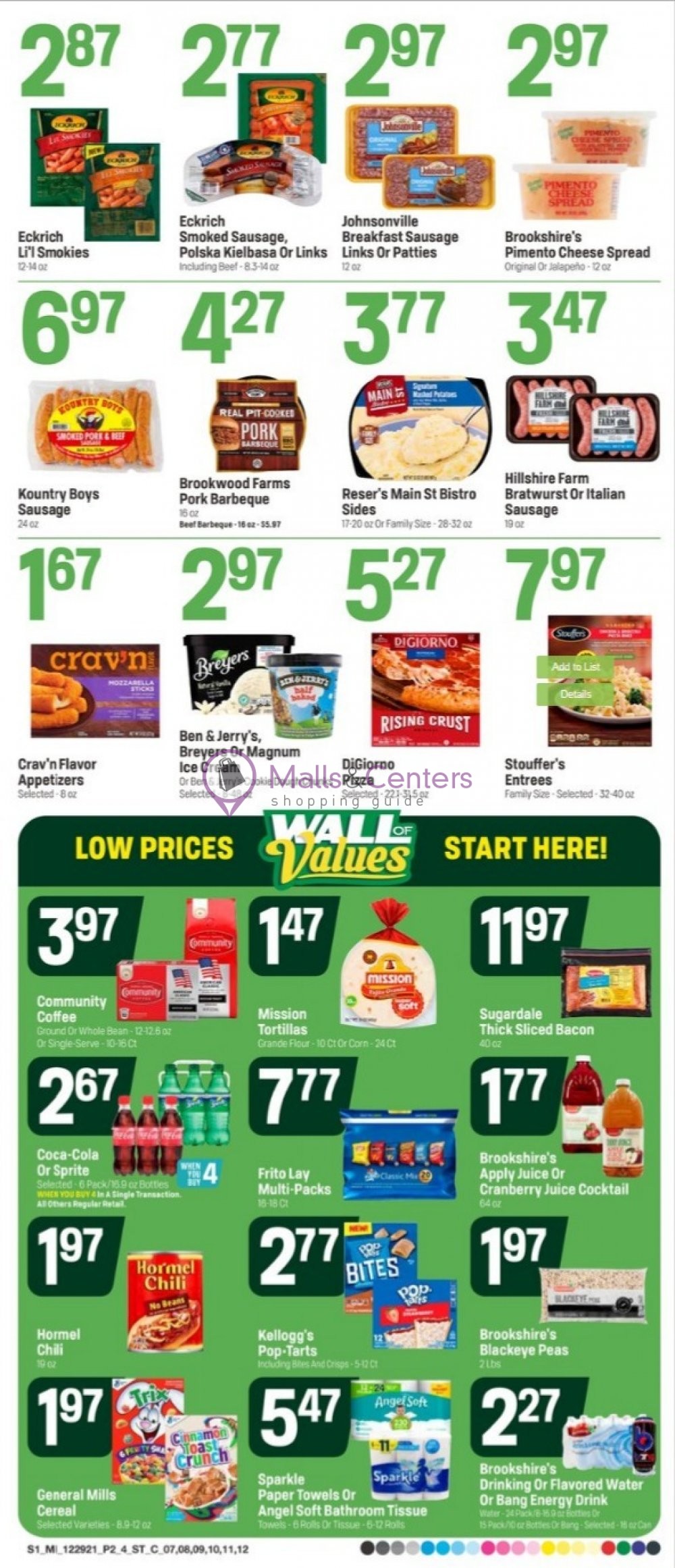 Super1Foods Weekly ad valid from 12/29/2021 to 01/04/2022 MallsCenters