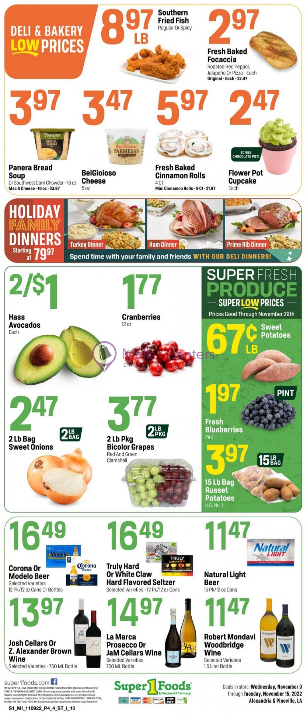 Super1Foods Weekly Ad sales & flyers specials MallsCenters