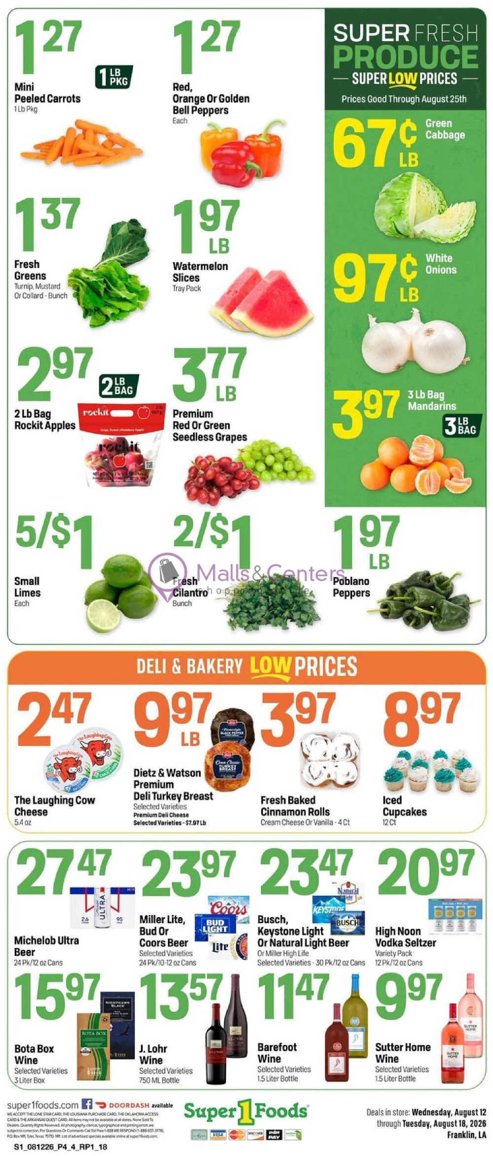 Weekly ad for Super1Foods valid: 08/12/2026 - 08/18/2026, page 4