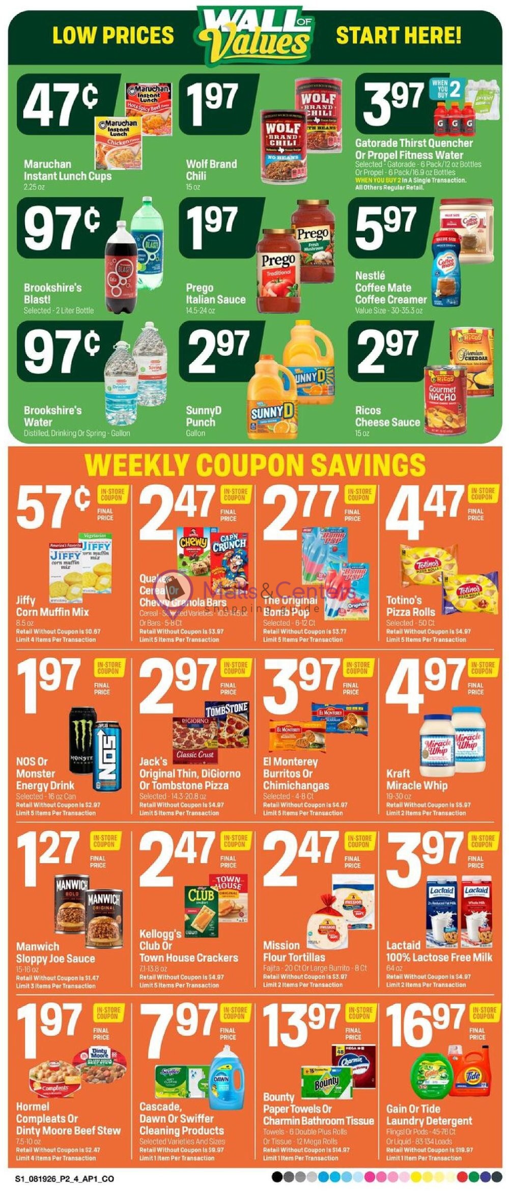 Weekly ad for Super1Foods valid: 08/19/2026 - 08/25/2026, page 2