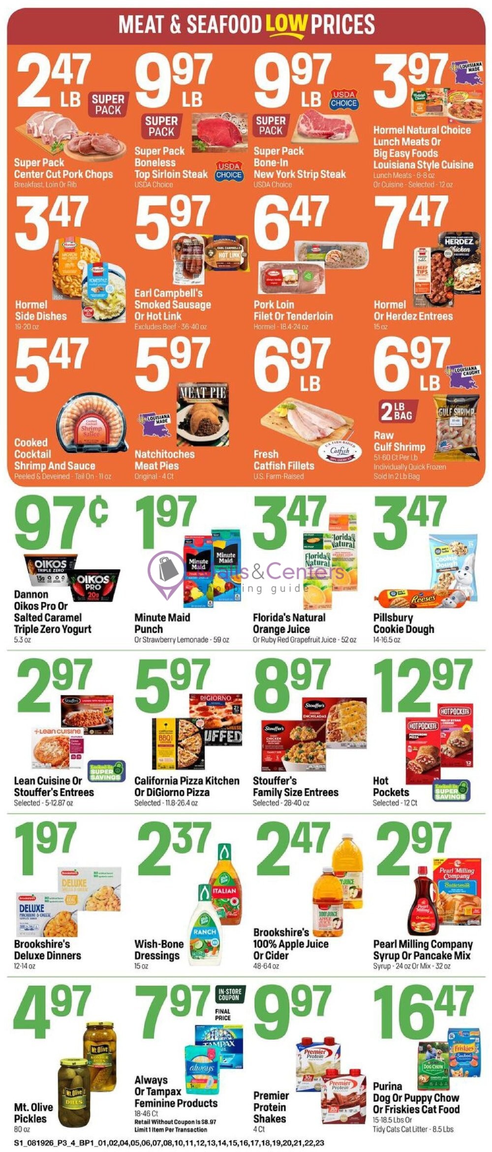 Weekly ad for Super1Foods valid: 08/19/2026 - 08/25/2026, page 3