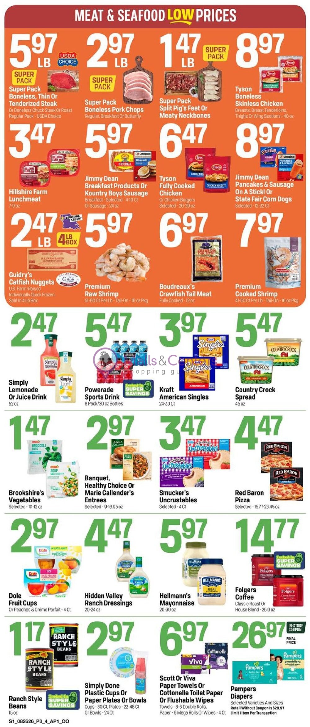 Weekly ad for Super1Foods valid: 08/26/2026 - 09/01/2026, page 3