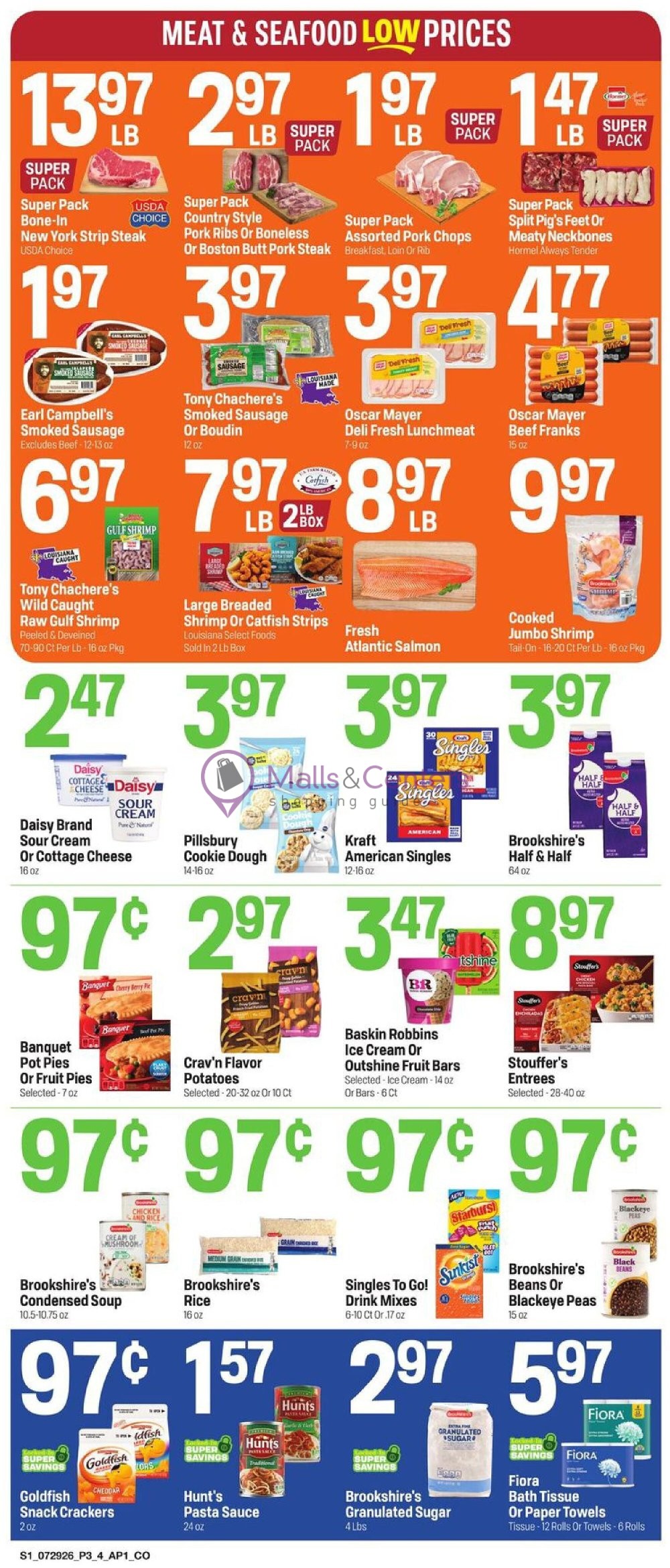 Weekly ad for Super1Foods valid: 07/29/2026 - 08/04/2026, page 3
