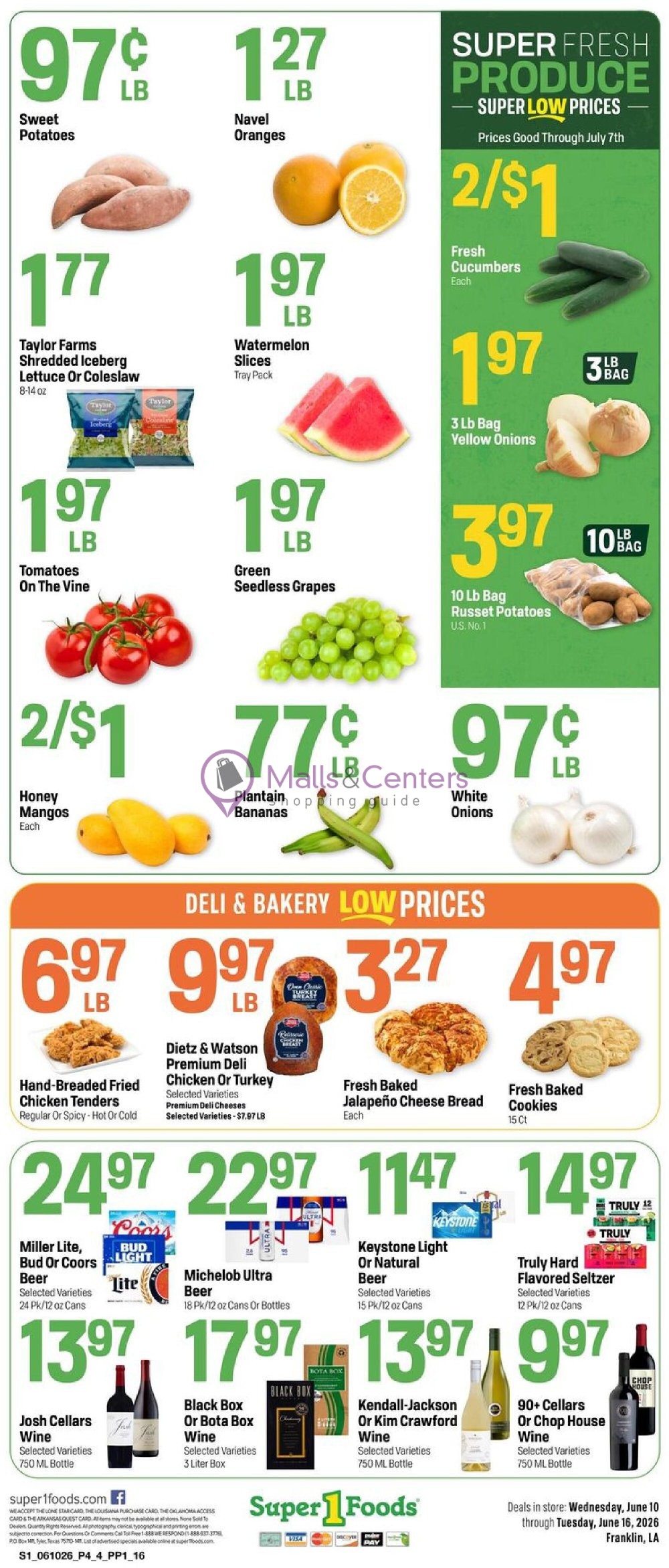 Weekly ad for Super1Foods valid: 06/10/2026 - 06/16/2026, page 4
