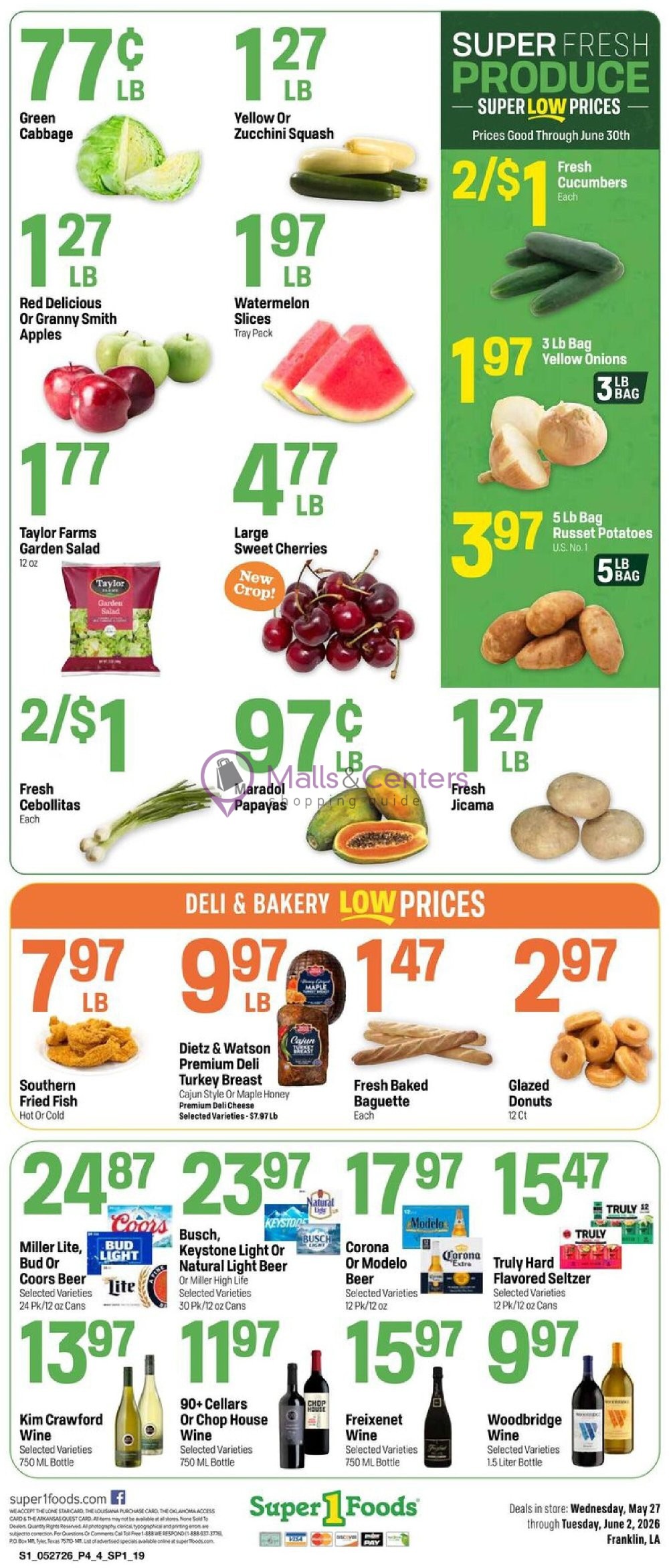 Weekly ad for Super1Foods valid: 05/27/2026 - 06/02/2026, page 4