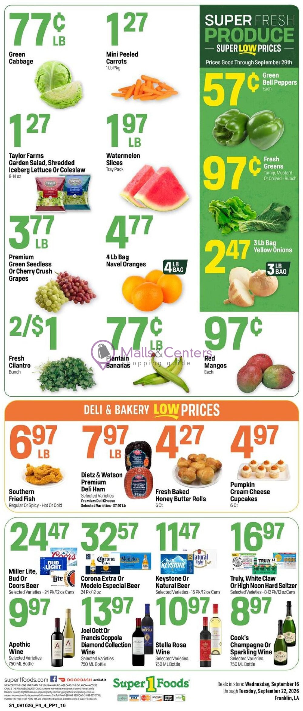 Weekly ad for Super1Foods valid: 09/16/2026 - 09/22/2026, page 4