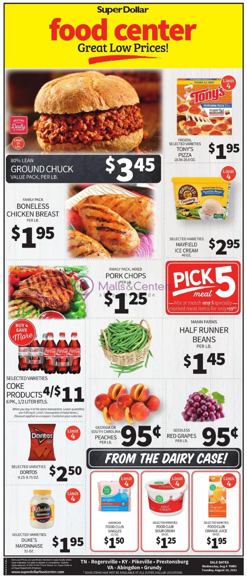 SuperDollar Food Center Weekly Ad sales & flyers specials MallsCenters