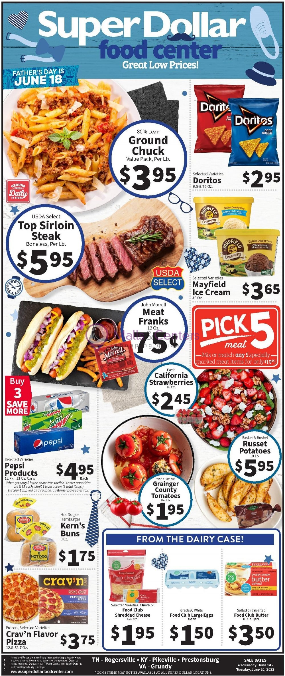SuperDollar Food Center Weekly ad valid from 06/14/2023 to 06/20/2023
