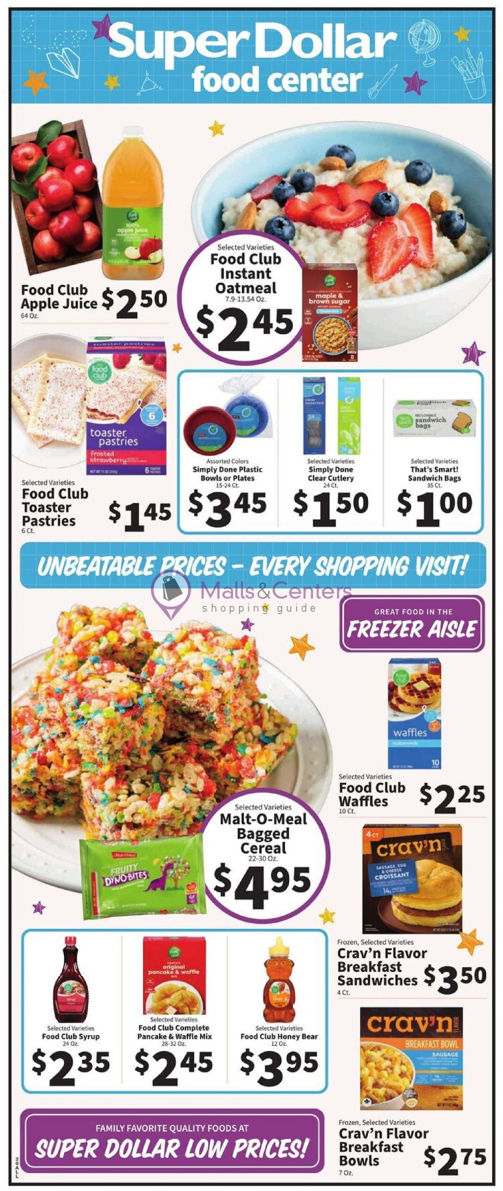 Weekly ad for SuperDollar Food Center valid: 08/19/2026 - 08/25/2026, page 2