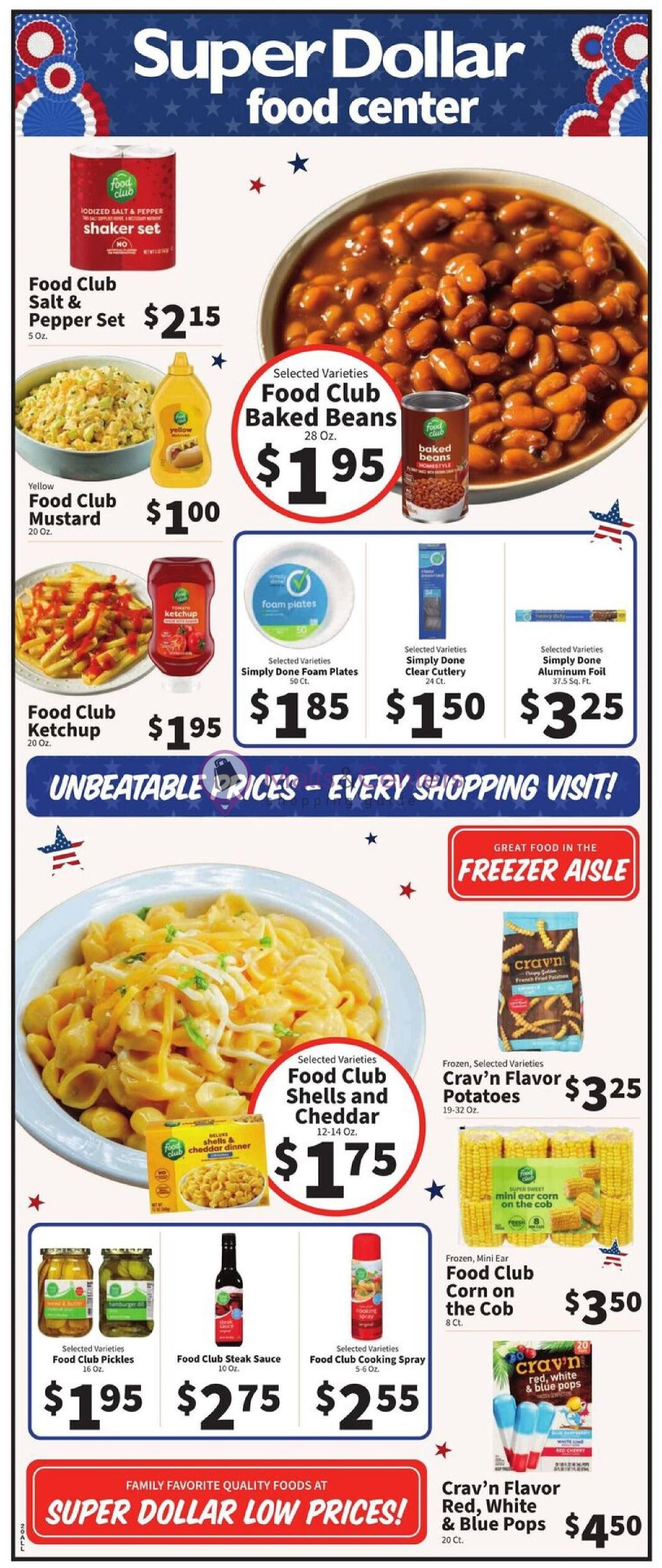 Weekly ad for SuperDollar Food Center valid: 07/01/2026 - 07/07/2026, page 2