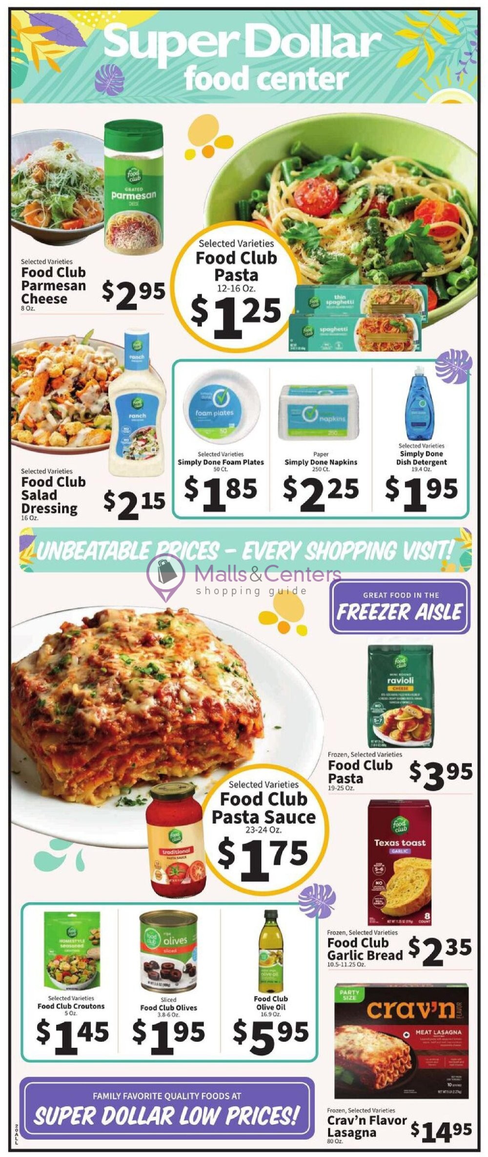 Weekly ad for SuperDollar Food Center valid: 07/15/2026 - 07/21/2026, page 2