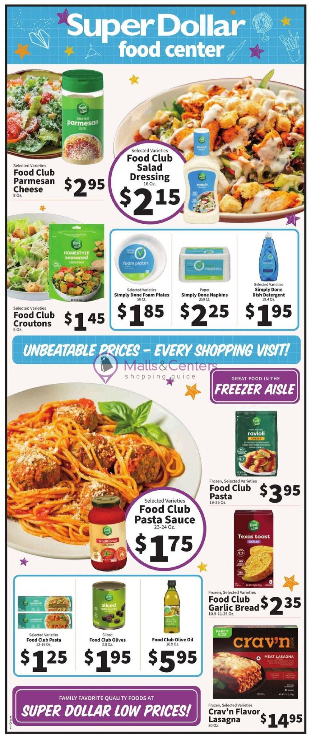 Weekly ad for SuperDollar Food Center valid: 07/29/2026 - 08/04/2026, page 2