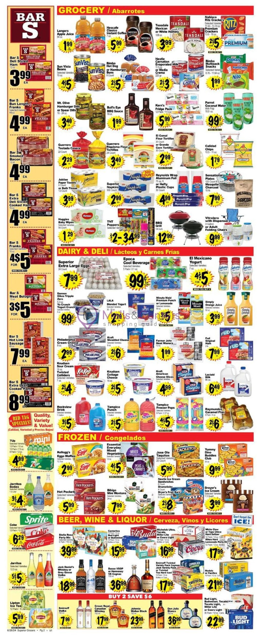 Weekly ad for Superior Grocers valid: 06/26/2024 - 07/02/2024, page 2