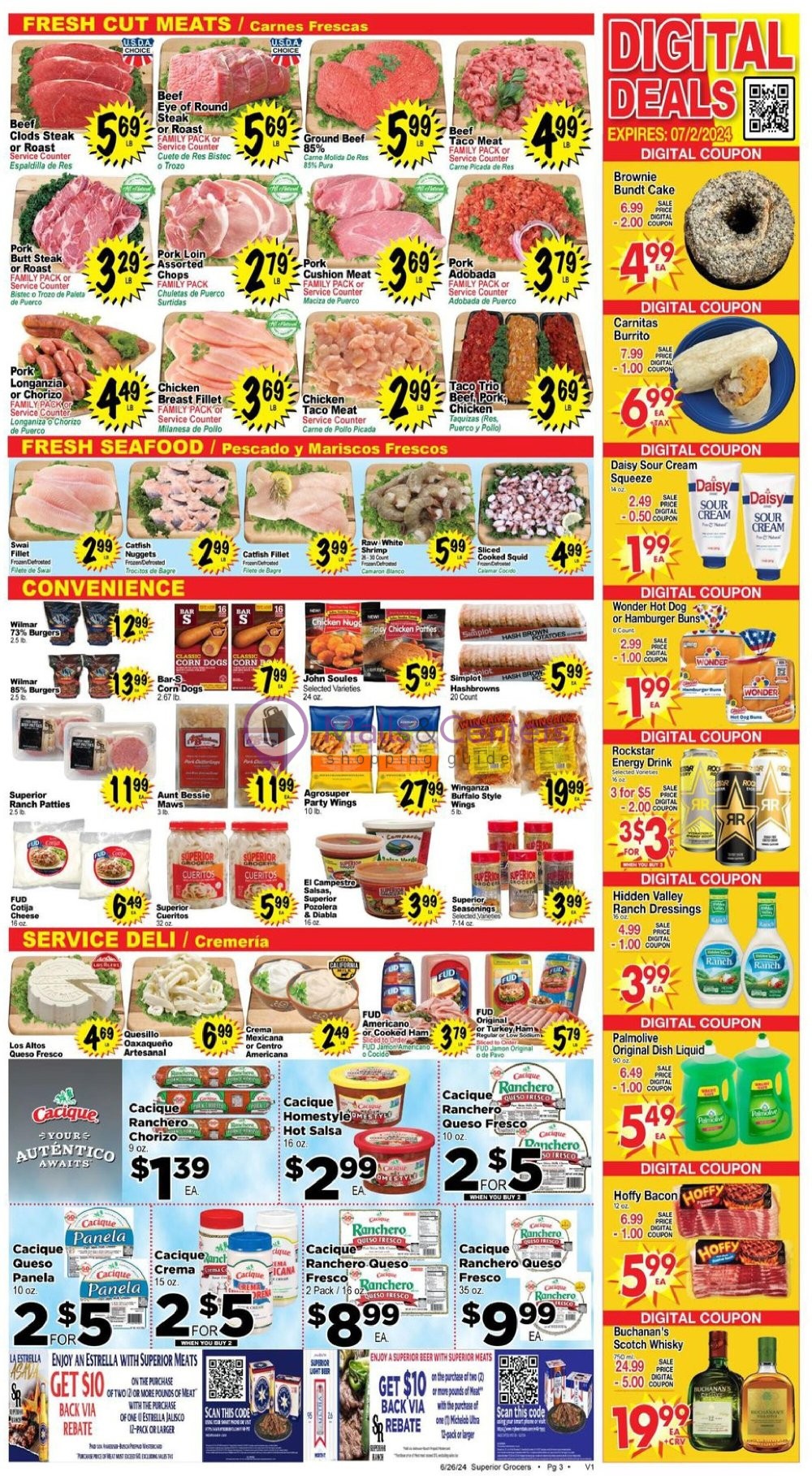Weekly ad for Superior Grocers valid: 06/26/2024 - 07/02/2024, page 3