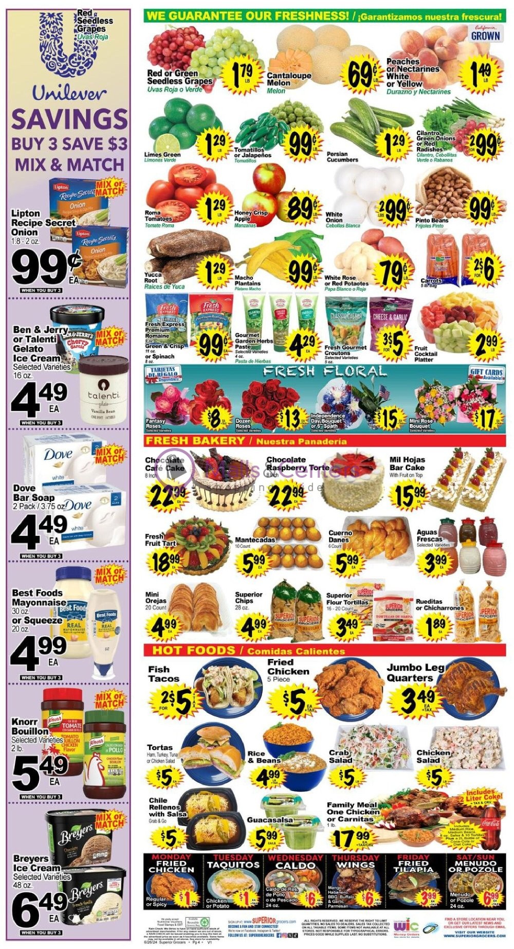Weekly ad for Superior Grocers valid: 06/26/2024 - 07/02/2024, page 4