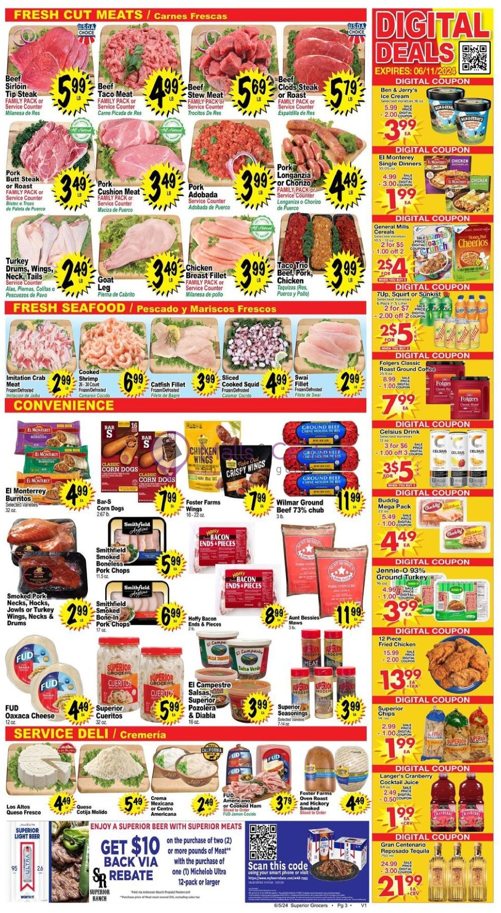 Weekly ad for Superior Grocers valid: 06/05/2024 - 06/11/2024, page 3