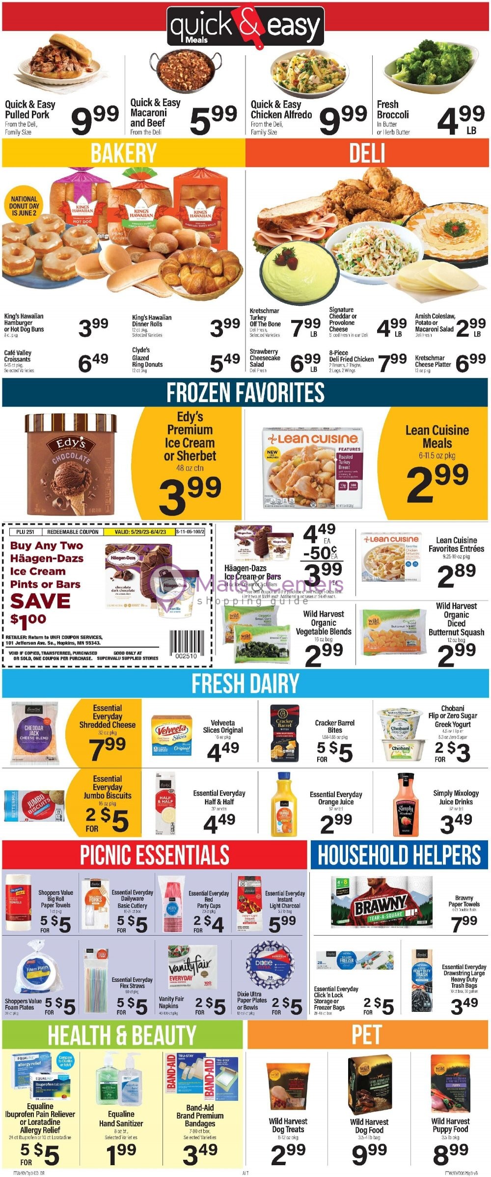 Supervalu Food Stores Weekly ad valid from 05/29/2023 to 06/04/2023