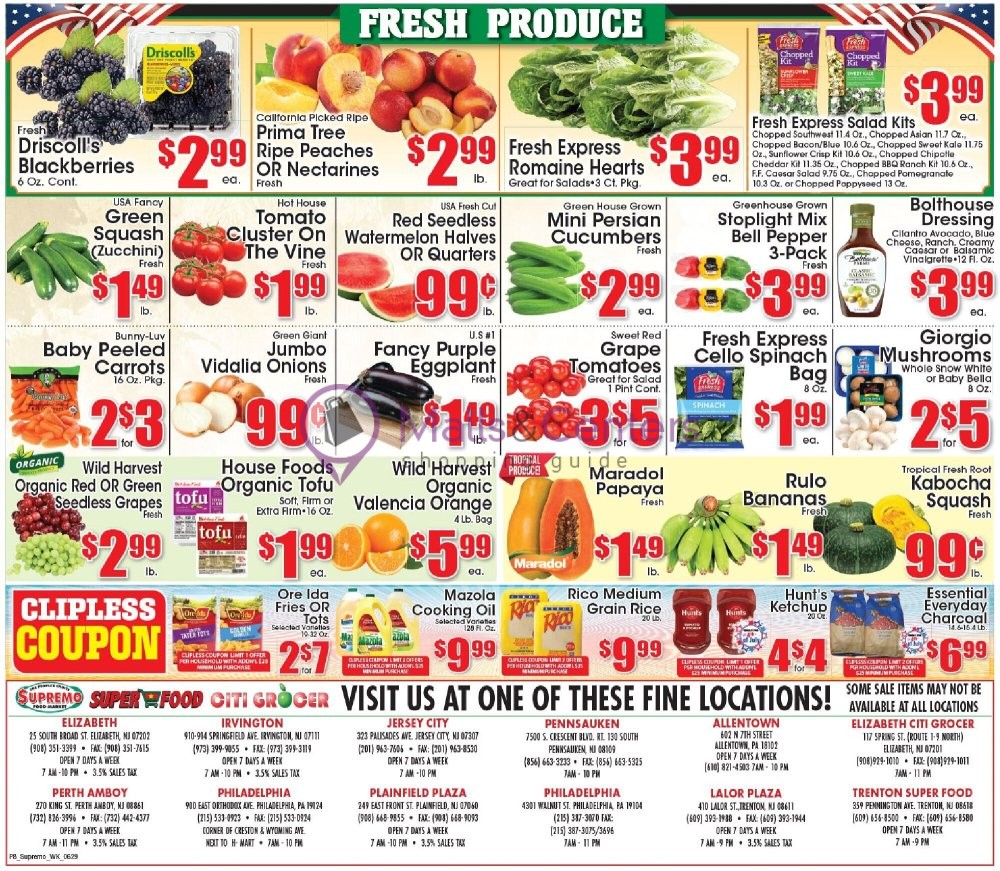 Weekly ad for Supremo Food Market valid: 06/29/2024 - 07/05/2024, page 9