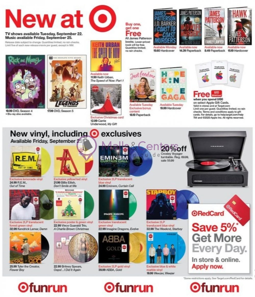 Target Weekly Ad sales & flyers specials MallsCenters