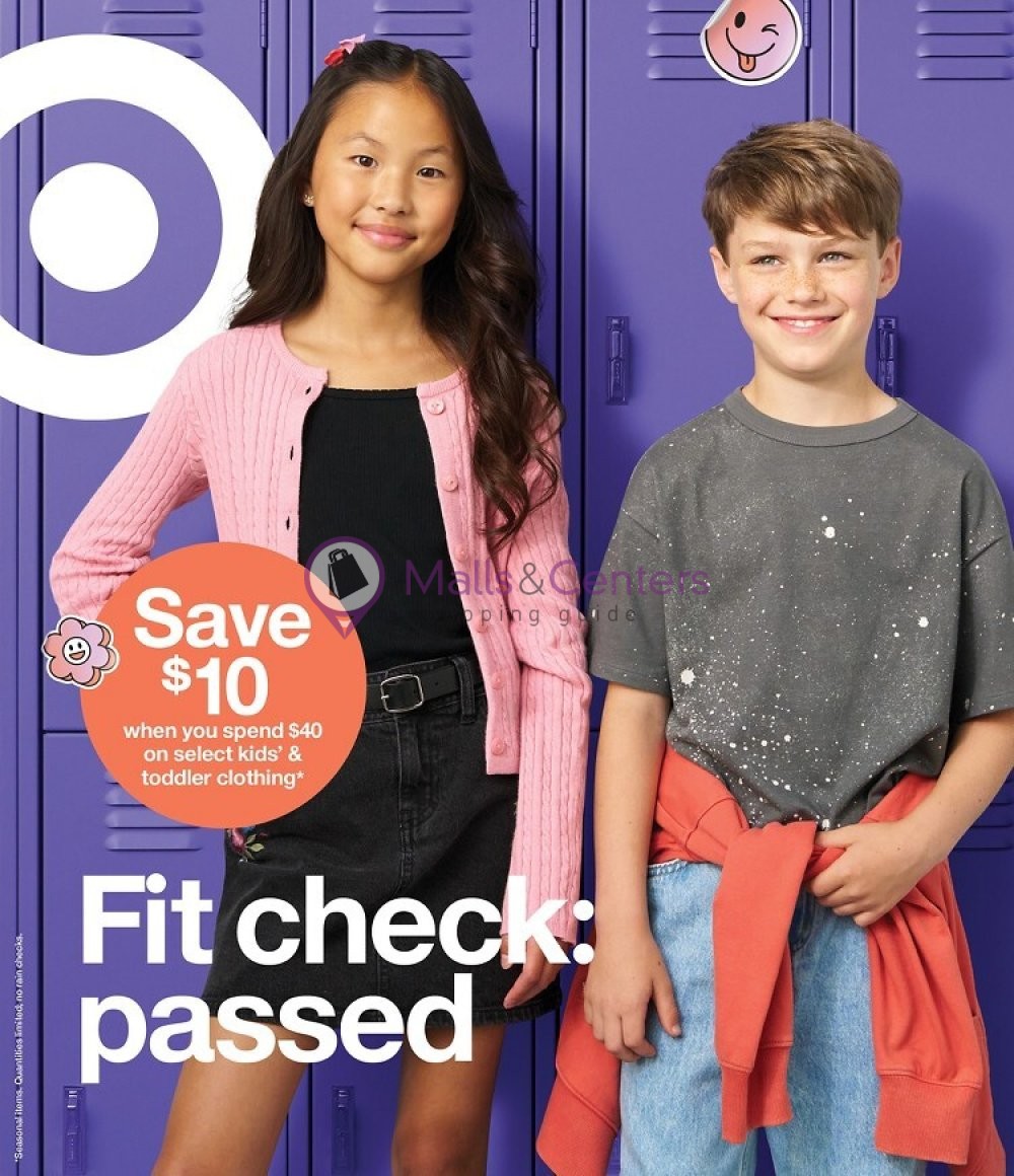 Weekly ad for Target valid: 08/02/2026 - 08/08/2026, page 1