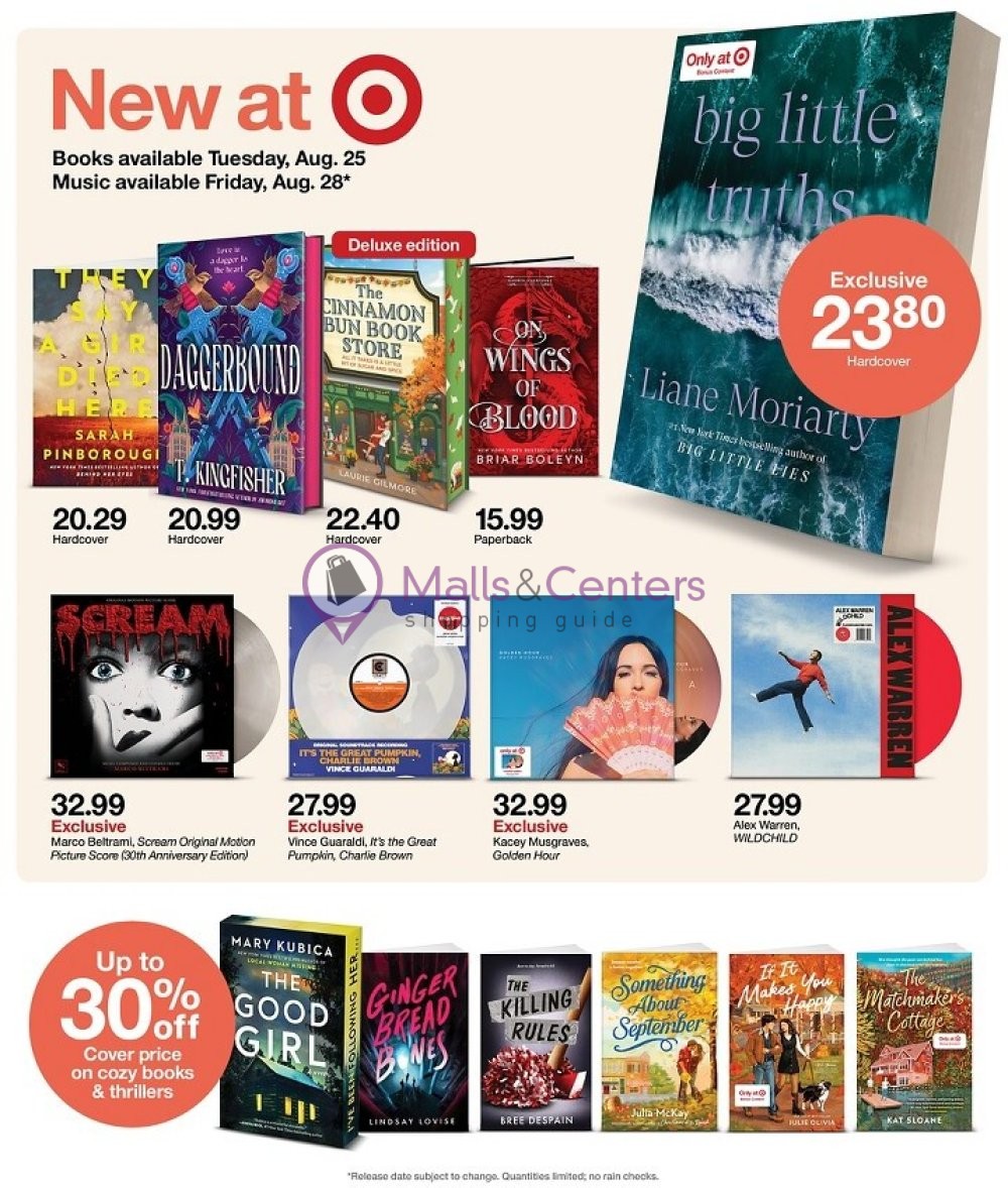 Weekly ad for Target valid: 08/23/2026 - 08/29/2026, page 12