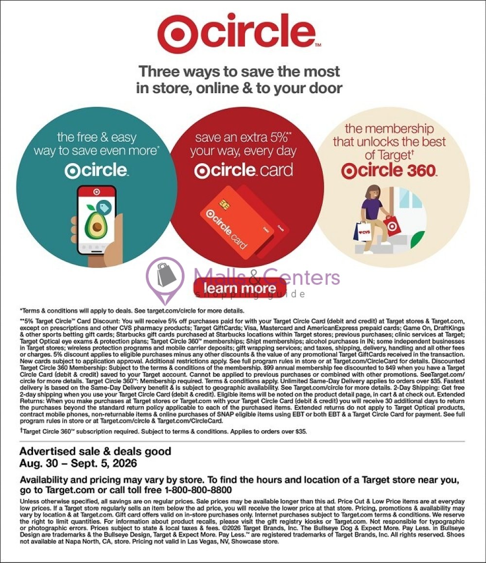 Weekly ad for Target valid: 08/30/2026 - 09/05/2026, page 37