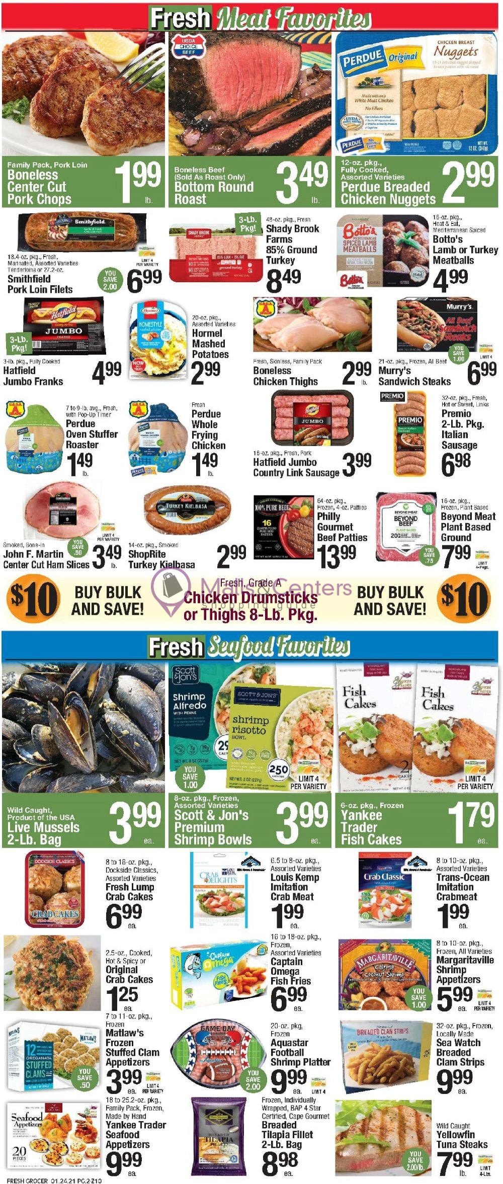The Fresh Grocer Weekly ad valid from 01/24/2021 to 01/30/2021