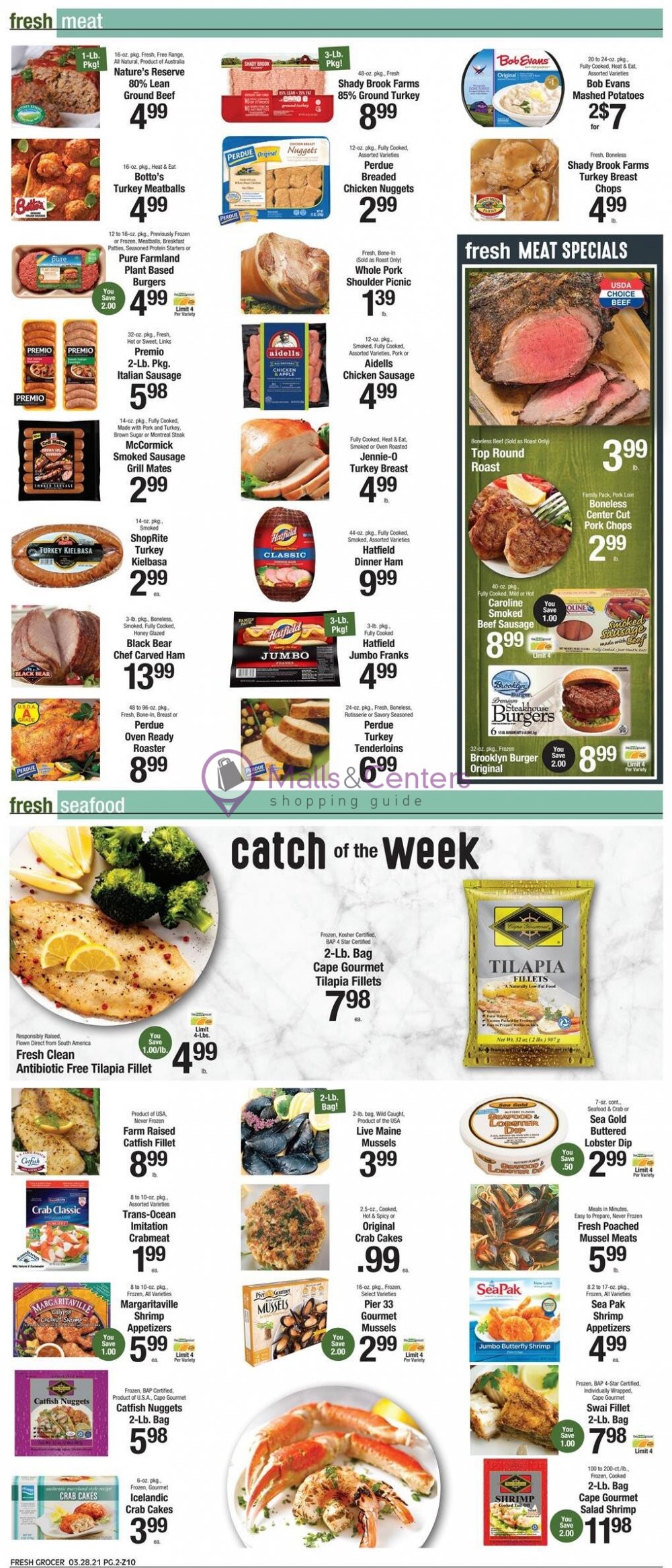 The Fresh Grocer Weekly ad valid from 03/28/2021 to 04/03/2021