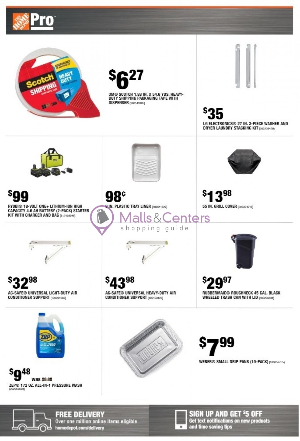 The Home Depot Weekly Ad sales & flyers specials MallsCenters