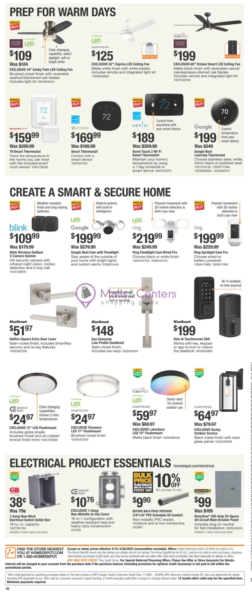 Weekly ad for The Home Depot valid: 04/18/2024 - 04/28/2024, page 10