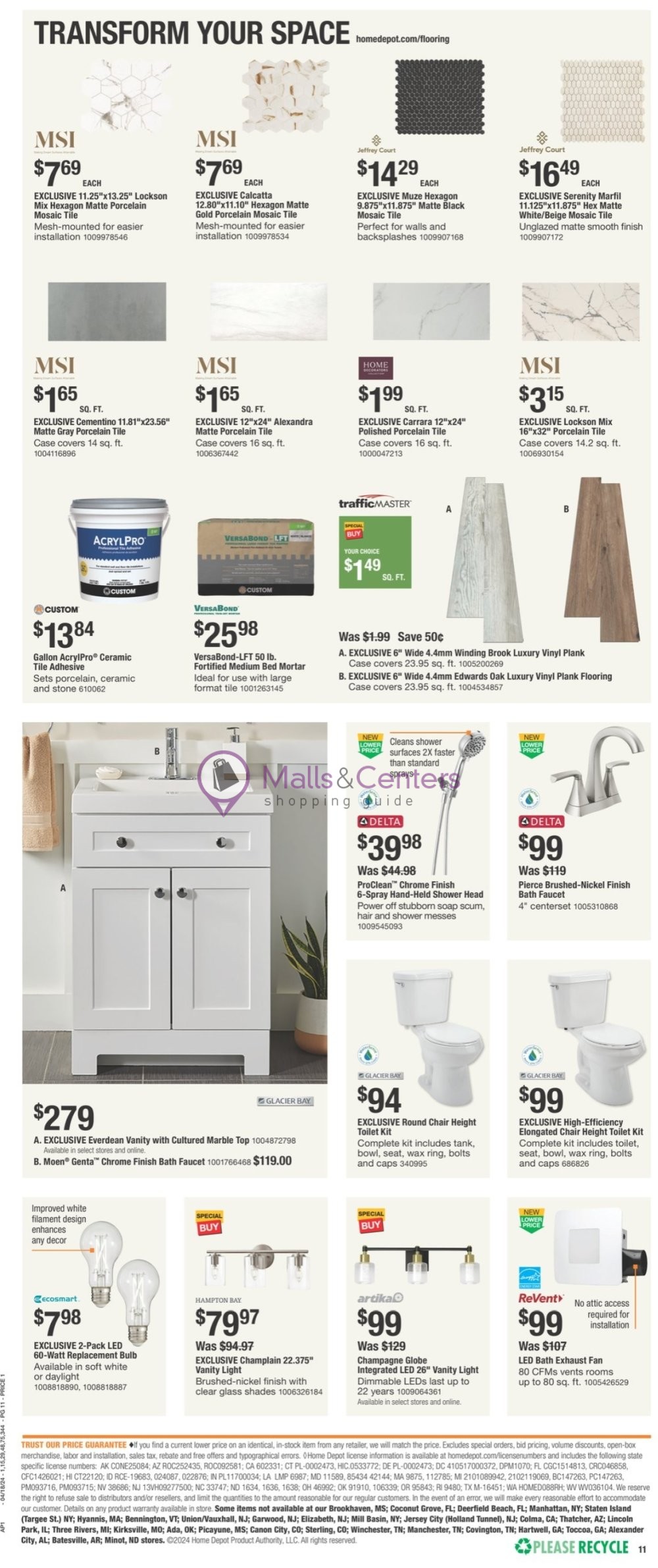Weekly ad for The Home Depot valid: 04/18/2024 - 04/28/2024, page 11
