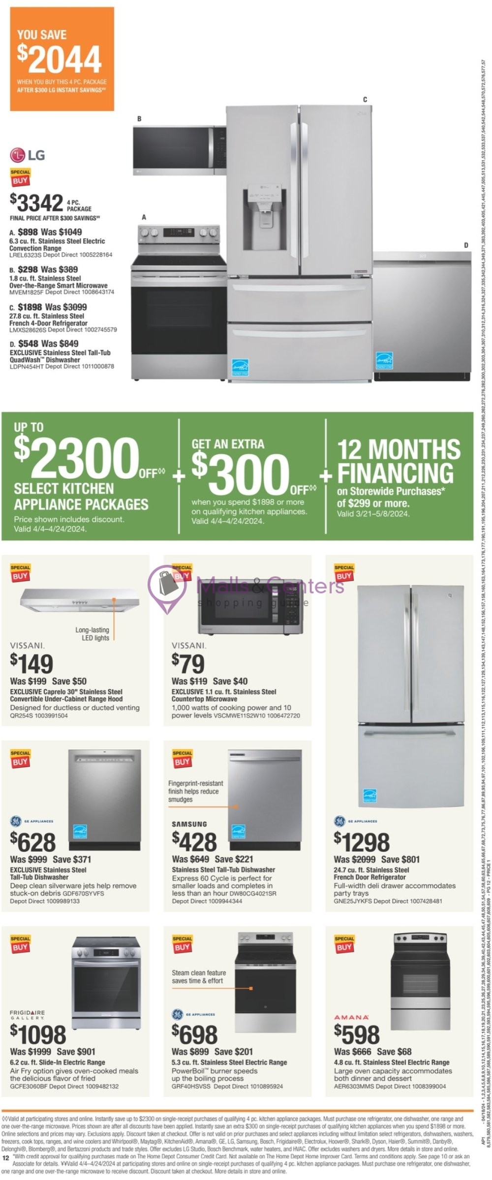 Weekly ad for The Home Depot valid: 04/18/2024 - 04/28/2024, page 12