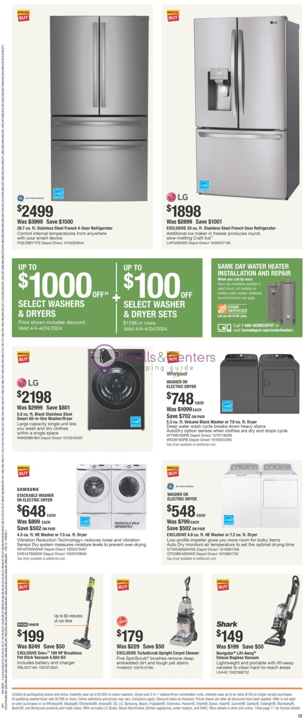 Weekly ad for The Home Depot valid: 04/18/2024 - 04/28/2024, page 13