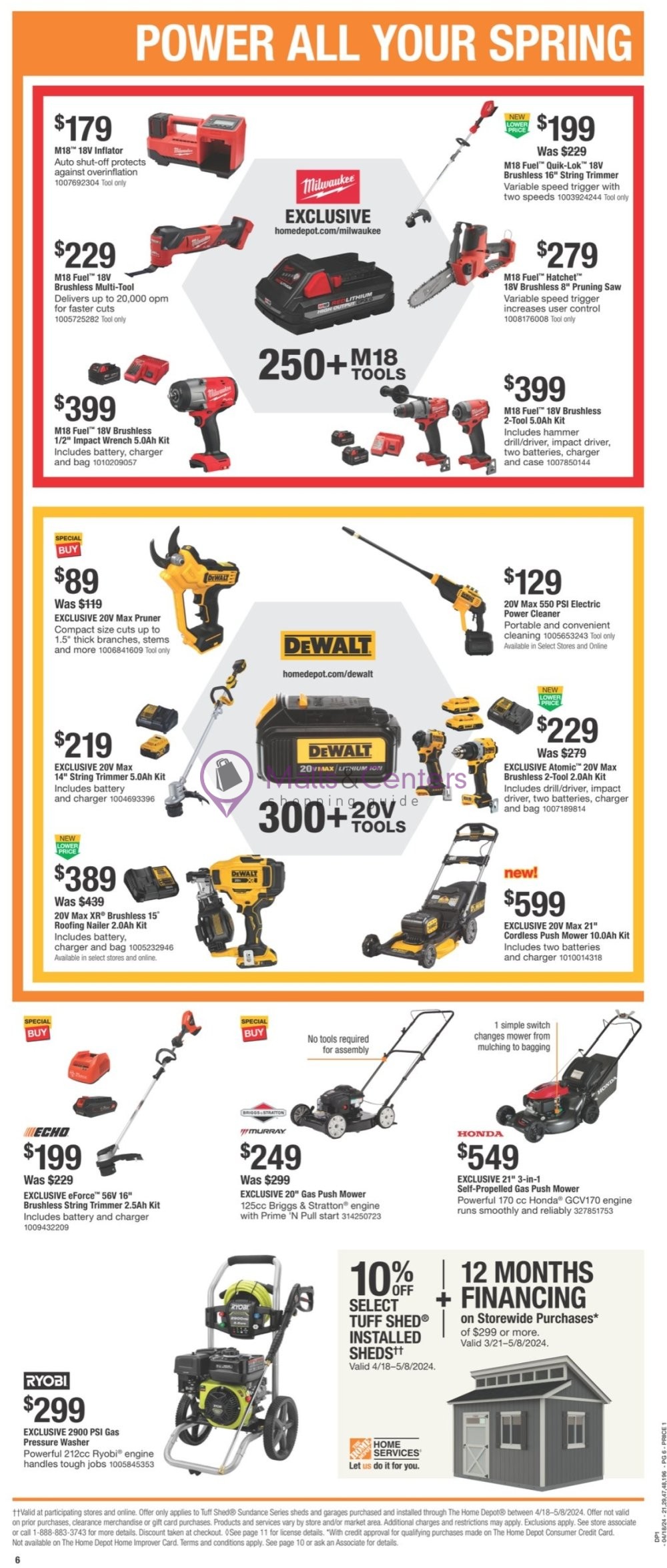 Weekly ad for The Home Depot valid: 04/18/2024 - 04/28/2024, page 6