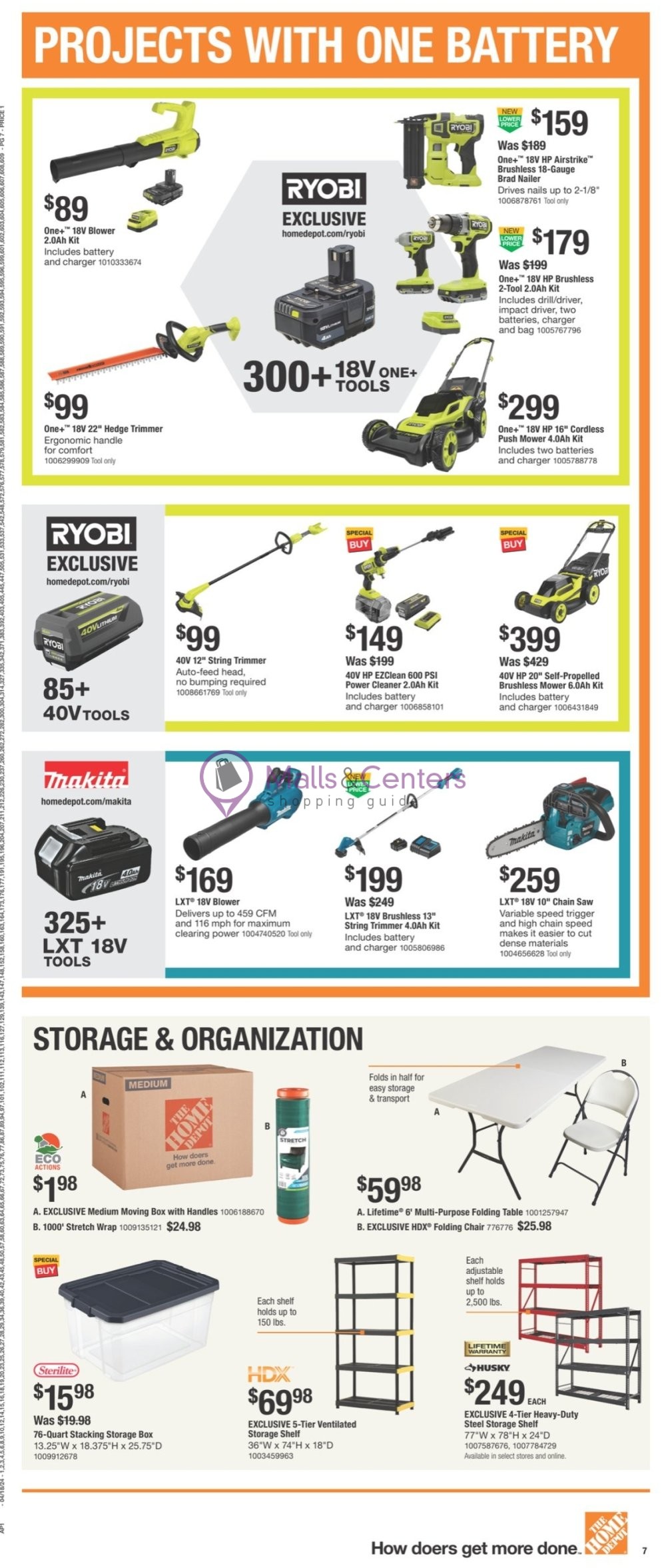 Weekly ad for The Home Depot valid: 04/18/2024 - 04/28/2024, page 7